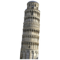 Leaning Tower of Pisa Cardboard Cutout -$59.99